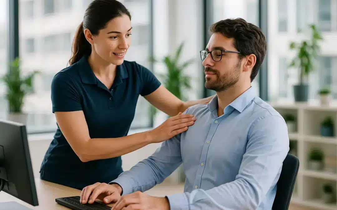 Kiné en entreprise : prévenir les TMS pour gagner en performance